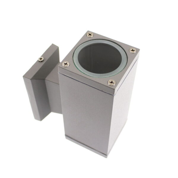Applique quadrato grigio 1xGU10 IP55 - Universo - immagine 2