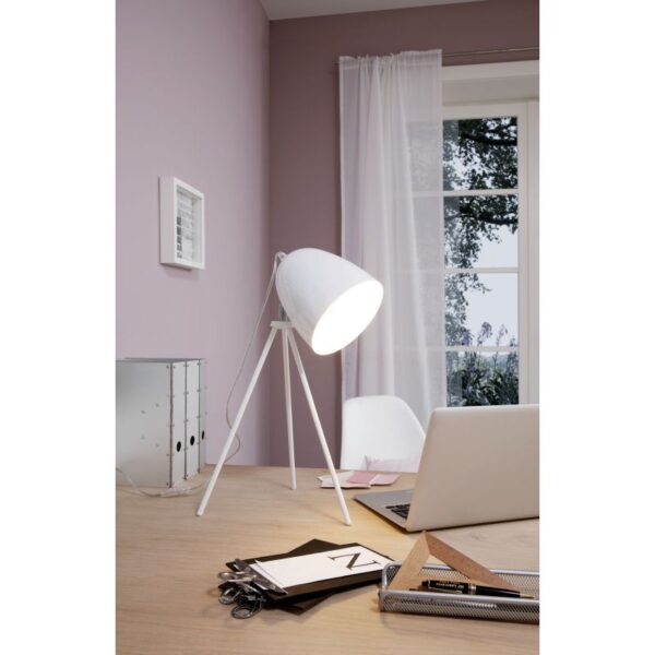 Lampada da tavolo DON DIEGO 1xE27 bianco - Eglo 92889 - immagine 2