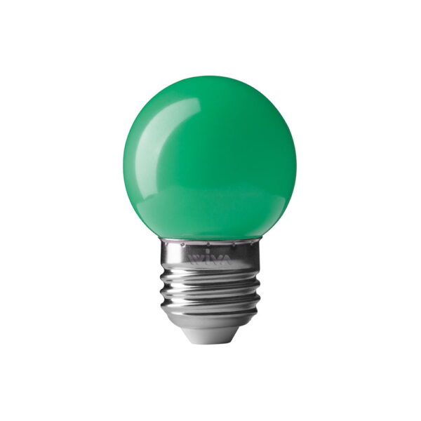 Lampadina LED special party 0,5W E27 verde - Wiva 12100365 - immagine 1