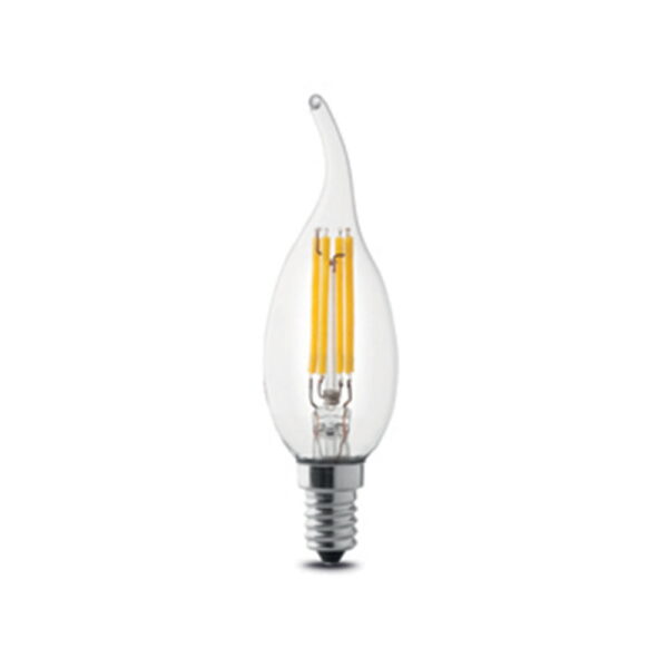 Lampadina LED Filamento Fiamma 4W E14 390lm 360° 3000K - Wiva 12100530 - immagine 1