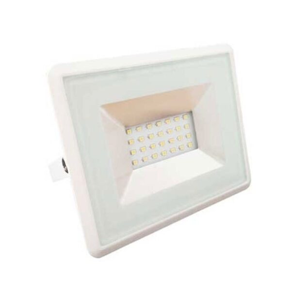 Faretto LED SMD in alluminio bianco 20W 1700lm 110° IP65 - V-tac  5949, 5950, 5951 - immagine 1
