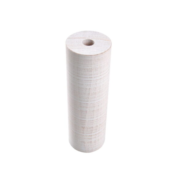 7010150BIF Bicchiere tondo in legno h150mm colore bianco - 7010150BIF Fai - immagine 1