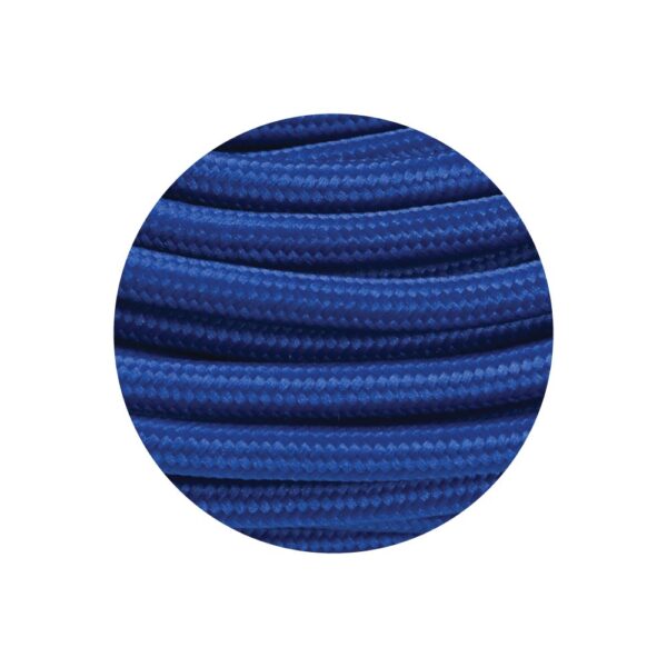 F89002075BLU Cavo rivestimento in tessuto 2*0.75mm colore blu - 89002075BLU Fai - immagine 1