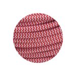 Cavo rivestimento in tessuto 2*0.75mm colore bianco e rosso - 89002075BRO Fai