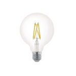 Lampadina LED filamento E27 G95 6W 806lm 2700K Eglo 11703