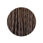 Cavo elettrico intrecciato marrone 2*0,75mm - V-Tac 3780