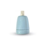 Portalampada blu in porcellana - V-tac 3798