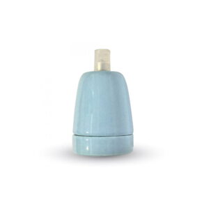 Portalampada blu in porcellana - V-tac 3798
