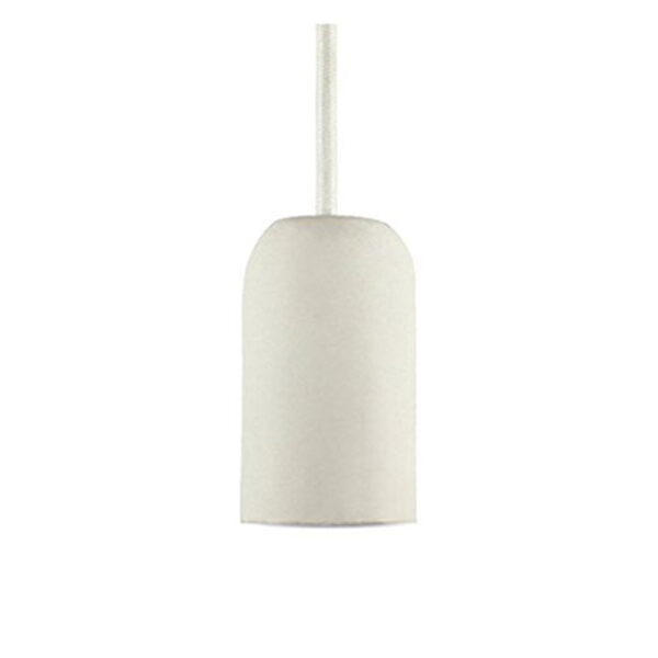 V-tac-3746 Pendente in cemento bianco E27 diametro 50mm - V-tac 3746 - immagine 1