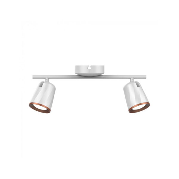 Applique doppio spot colore corpo bianco 2x6W 960lm 100° IP20 V-tac 8254, 8256 - immagine 1