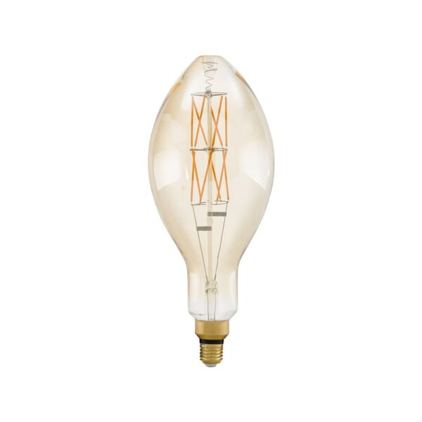 Lampada led filamento ambrata extra large E27 E140 8W 806lm 2100K Eglo 11685 - immagine 1
