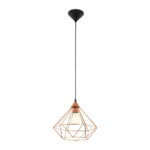 Lampadario moderno a sospensione Tarbes 1XE27 diametro 325mm EGLO 94194