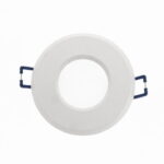 Portafaretto da incasso TONDO con vetro opalino 1xGU10 con foro incasso 65mm Universo