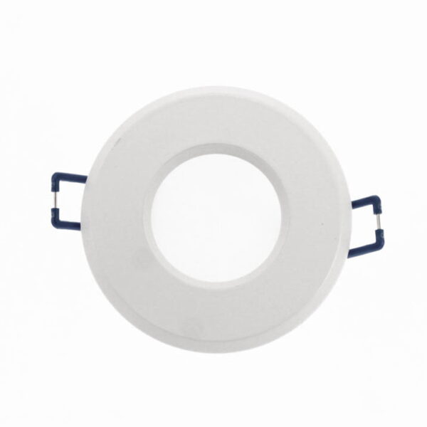 Portafaretto da incasso TONDO con vetro opalino 1xGU10 con foro incasso 65mm Universo - immagine 1