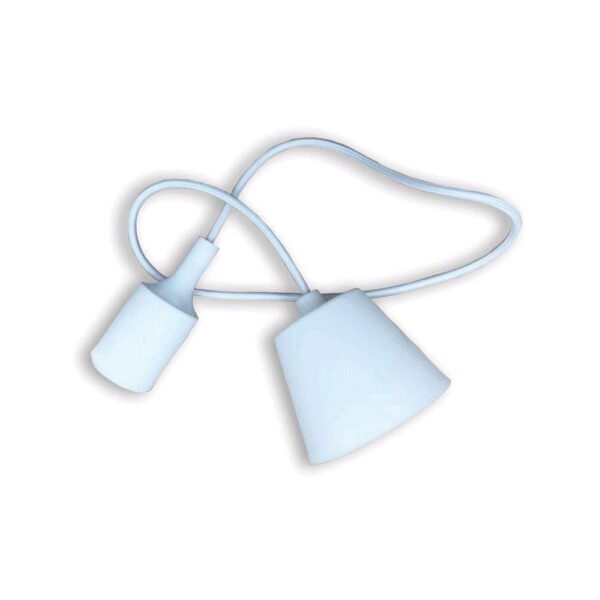 Pendente portalampada 1xE27 1 metro bianco - V-Tac 3477 - immagine 1