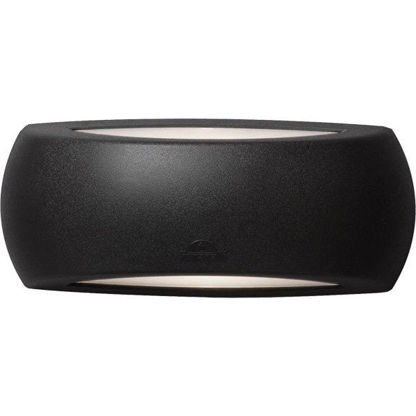 Applique Francy nero opale 1xE27 6W 800lm luce naturale Fumagalli - immagine 1
