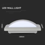 Applique per esterni 12W 1160lm 130° IP65 4200K luce naturale - V-Tac - immagine 3