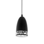 Lampadario a sospensione Savignano 1xE27 diametro 160mm Eglo 97443