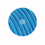 Cavo elettrico tessuto turchese 2*0,75mm Merlotti