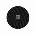 Cavo elettrico tessuto nero 2*0,75mm Merlotti