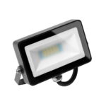 Proiettore LED SMD nero 10W 900lm 100° IP65 LUCE NATURALE QTech
