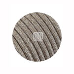 Cavo elettrico tessuto sabbia 2*0,75mm Merlotti