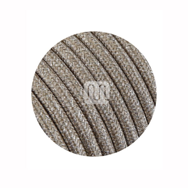 Cavo elettrico tessuto sabbia 2*0,75mm Merlotti - immagine 1