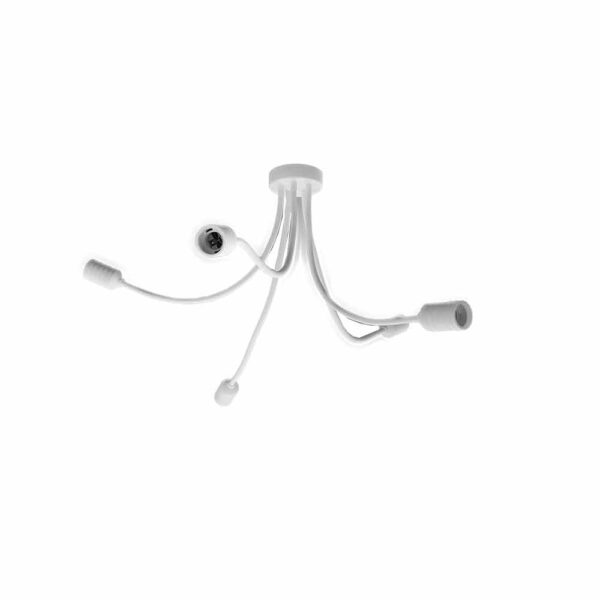 AP34735B_1 Plafoniera FLEXI BIANCO con attacco E27 max 5x20W ACB - immagine 1