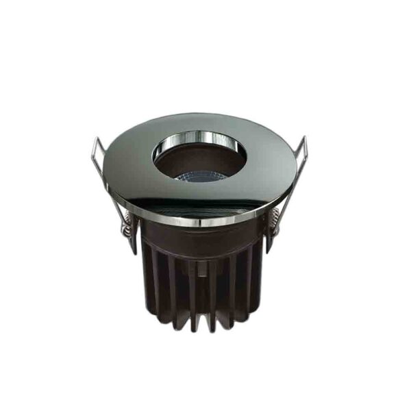 Porta faretto da incasso BIP cromo 10W 750lm 3000K IP64 ACB - immagine 1