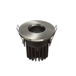 Porta faretto da incasso BIP Nickel Satinato 10W 750lm 3000K  IP64 ACB