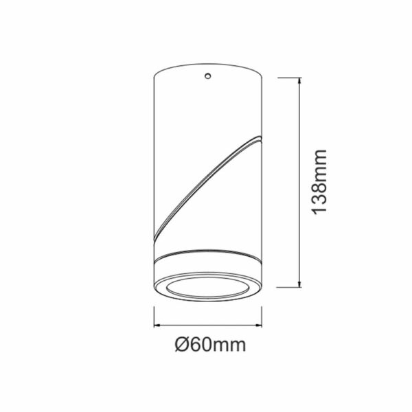 Faretto 7W 450lm 35° luce calda 3000K Beneito 3565 - immagine 3