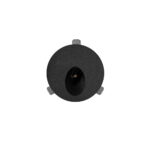 Segnapasso tondo Polo nero LED 2W 90lm 65° IP54 - Beneito