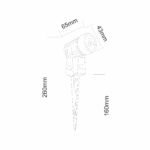 Faretto con picchetto da giardino ZAS 3W 240lm 30° 3000K IP65 Beneito - immagine 2