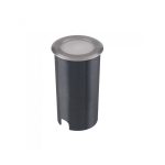 Segnapasso LED tondo da incasso 1W 50lm 90° LUCE CALDA 3000K IP67 - V-Tac 1463