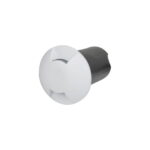 Segnapasso LED tondo da incasso bianco 1W 10lm 90° LUCE CALDA 3000K IP67 - V-Tac 1465