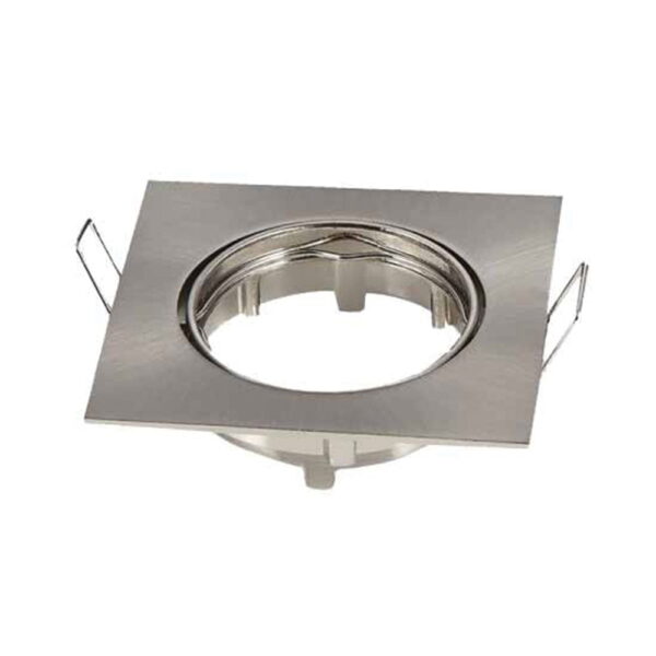 V3591 Portafaretto quadrato in alluminio da incasso regolabile GU10 - V-Tac - immagine 1