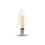 Lampadina LED filamento E14 6W 600lm 300° - V-tac