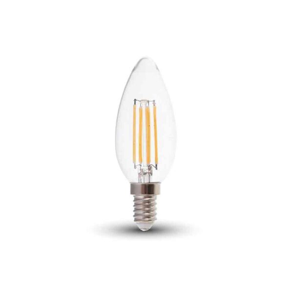V7424 Lampadina LED filamento E14 6W 600lm 300° - V-tac - immagine 1