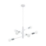 Lampadario a sospensione GRADOLI 6xE27 max 6x60W Eglo 98016