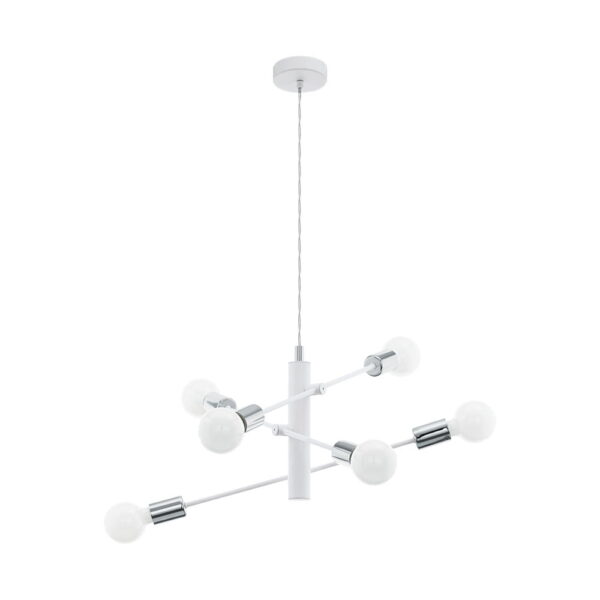 Lampadario a sospensione GRADOLI 6xE27 max 6x60W Eglo 98016 - immagine 1
