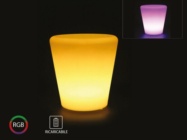Lampada da esterno 1W 18lm ricaricabile LED SMD dimmerabile RGB IP54 V-tac 40181 - immagine 2