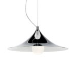 Lampadario a sospensione Mandarin SP1 Cromo 1xE27 max 60W Ideal Lux