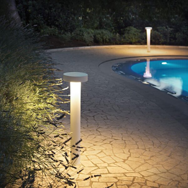 Lampada da terra per esterno TESLA G9 4X15W IP44 Ideal Lux - immagine 3