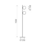 Lampada da terra ACB KIN 8169 2x5W 740lm 3000K - immagine 2
