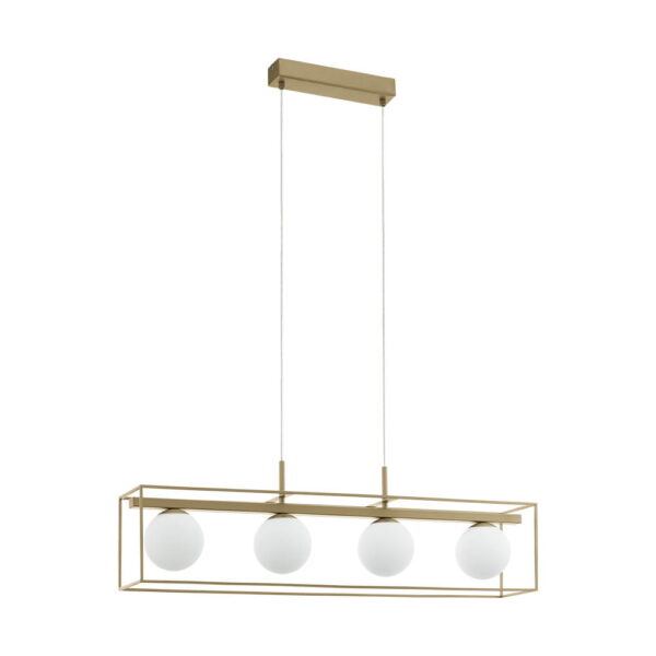 Lampadario a sospensione VALLASPRA  4XE14 max 4x40W Eglo 97793 - immagine 1