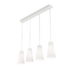 Lampada a sospensione CAIRO SP4 D15 E27 max 4x60W Ideal Lux