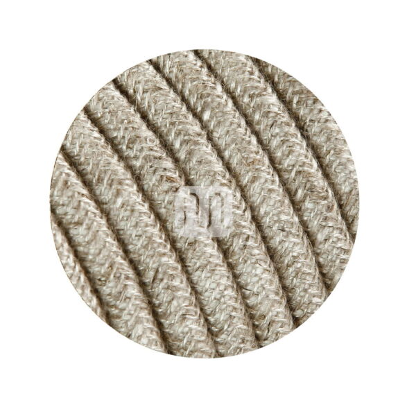MTO401 Cavo elettrico tessuto CANVAS BEIGE 2*0,75mm Merlotti - immagine 1