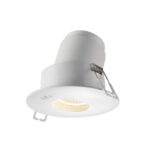 Faretto incasso alluminio 9W 700lm 24° luce calda 3000K NVC
