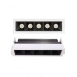 Multilampada a incasso 15W 970lm 50° luce naturale 4000K CRI90 NVC