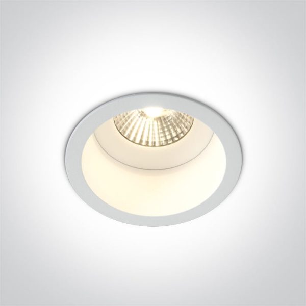 Faretto incasso LED COB 7W 530lm 36° 3000K CRI90 IP54 - OneLight - immagine 2